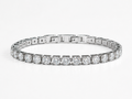 Bracciale Tennis MAXI CRYSTAL– Acciaio Inossidabile con Cristalli da 5 mm
